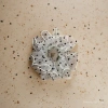 White polka dot gauze large intestine hair band, hair accessory and square cover decoration Specification image